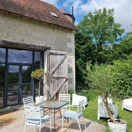 La Grange Du Moulin Villa Noyers-sur-Cher Exterior photo